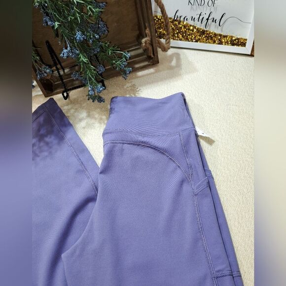 Free People Freemovement  Flare Leg Leggings in Purple - Picture 2 of 8